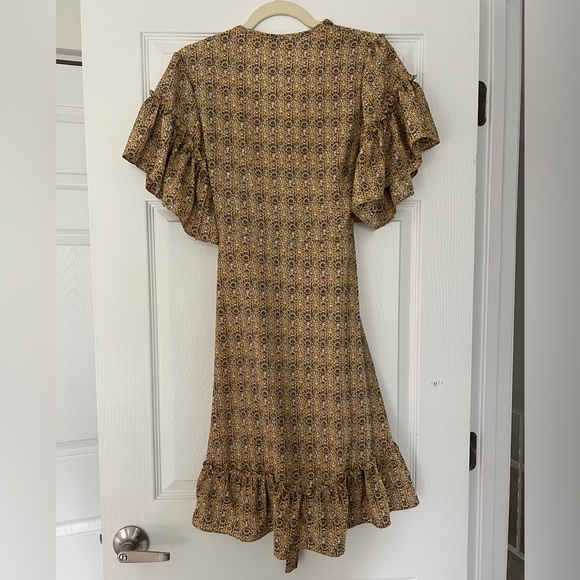 Max Studio Women's Floral High Low Hemline Wrap Dress Small - Picture 2 of 2